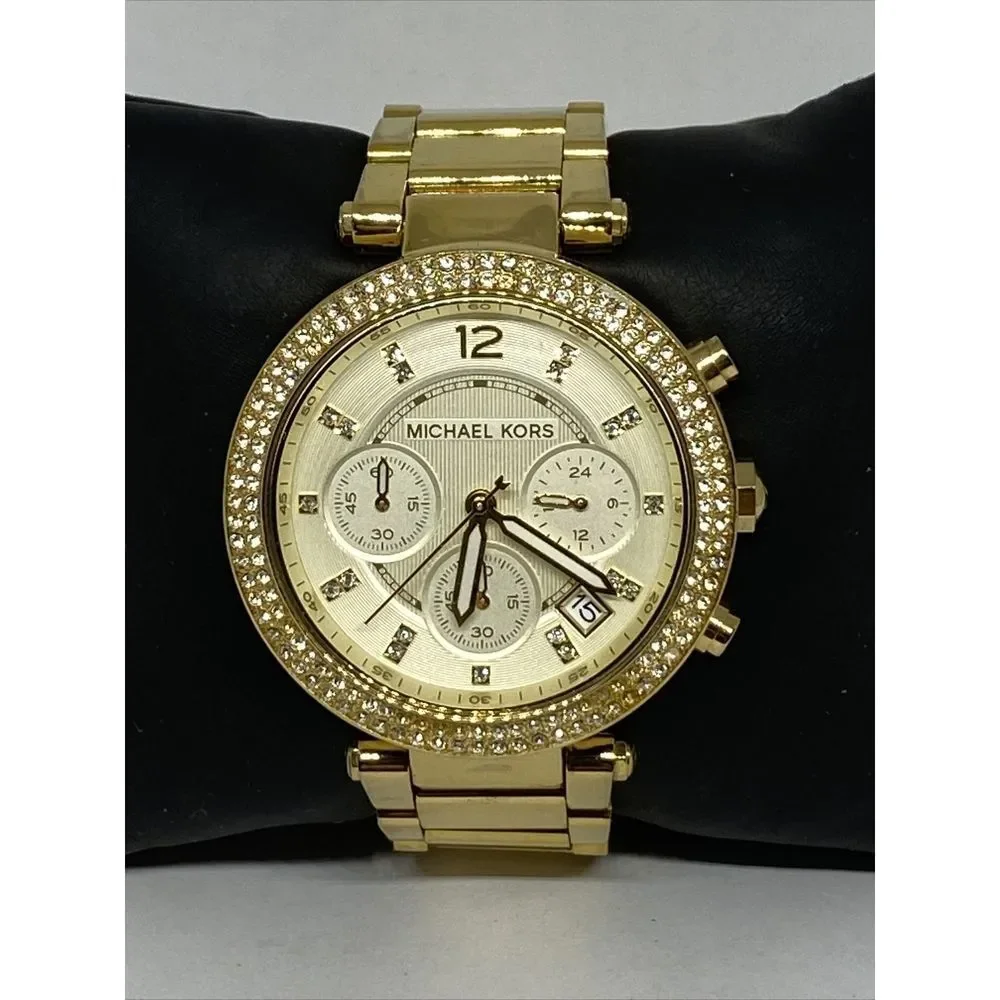 Michael Kors Parker MK5354 Womens Stainless Steel Analog Dial Quartz Watch WO13